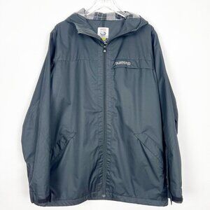 Burton Jacket Men's Size XL Black DryRide Lightweight Hooded Utility Outdoor